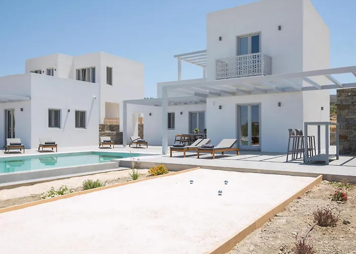 Villa Beautiful Paros 1 Bedroom Rock Private Jacuzzi & Garden View